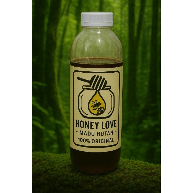 

Honey Love Madu Hutan Alami 100% - 1/2 Kg