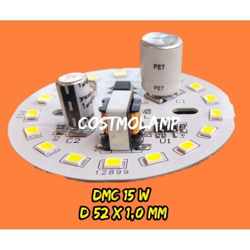 PCB LAMPU LED AC 15 WATT
