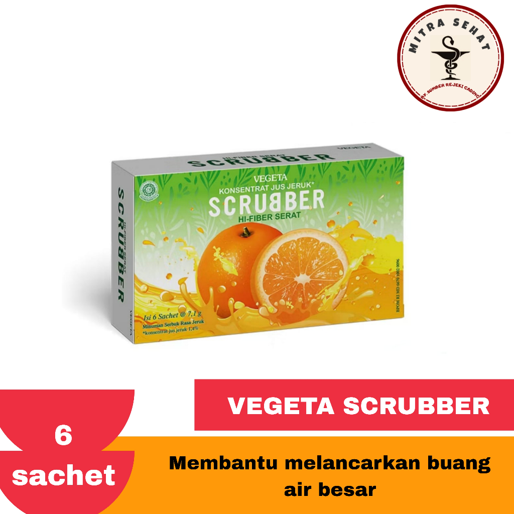 

Vegeta Scrubber 6 Sachet / Dus - Untuk Penuhi Kebutuhan Serat