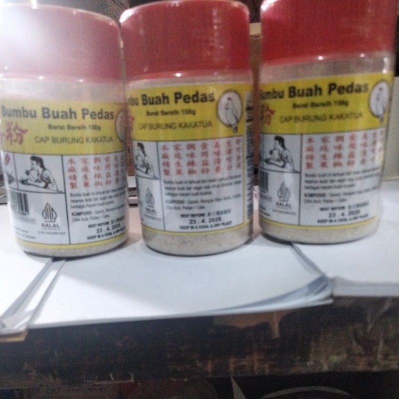 

Bumbu Buah pedes merk Kakak tua 150grm
