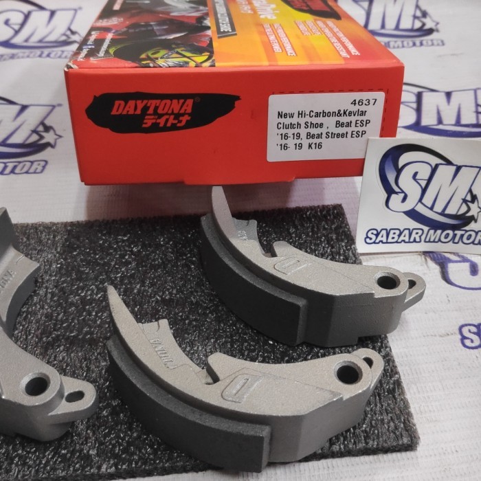 kampas ganda daytona carbon kevlar Beat esp/ Beat Street / Scoopy 12"