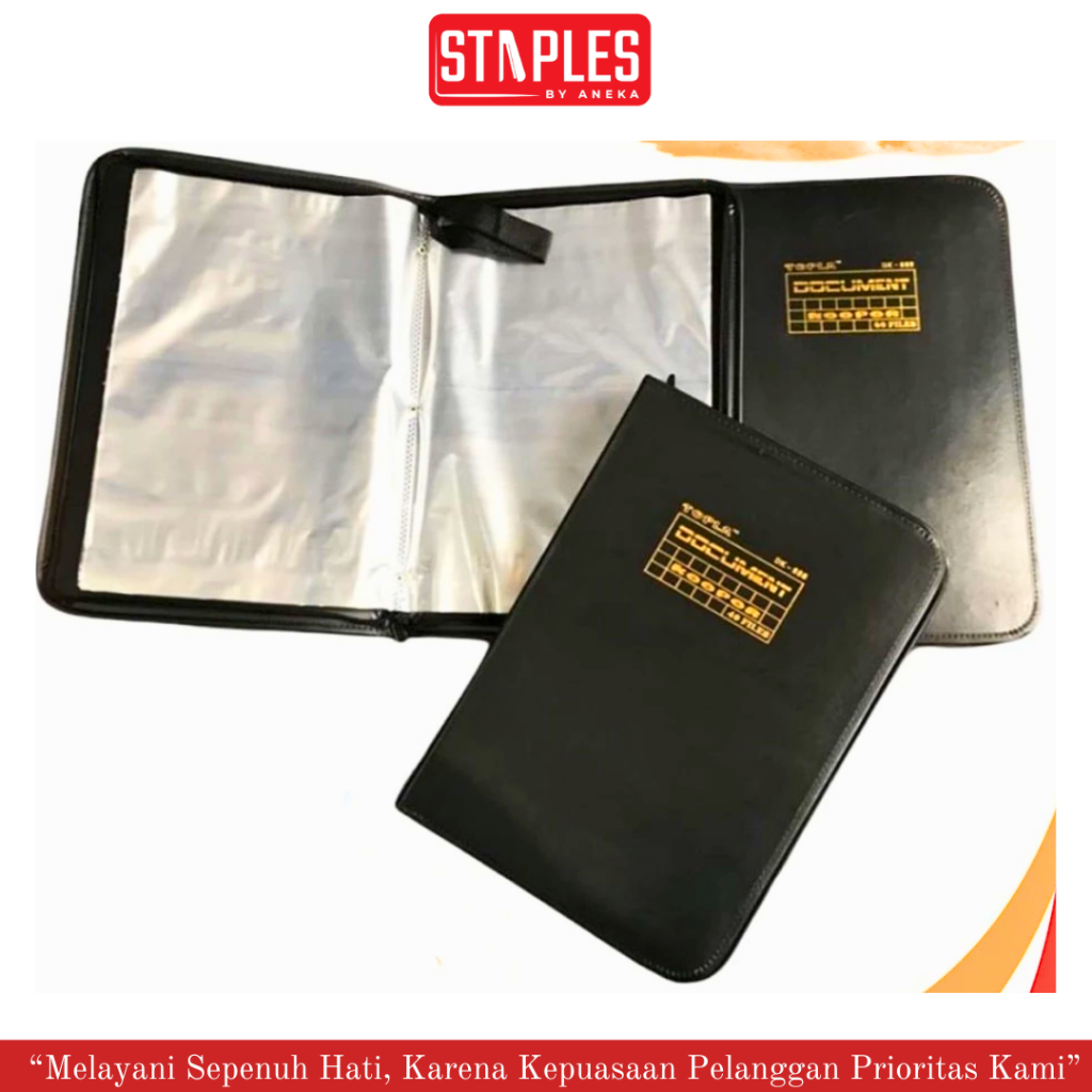 

Topla Document Keeper 20 DK-888 Sleting / Map Ijazah Resleting Kulit Anti Air Isi 20 Lembar / Map File Resleting / Map Dokumen DK-888 Document Keeper File