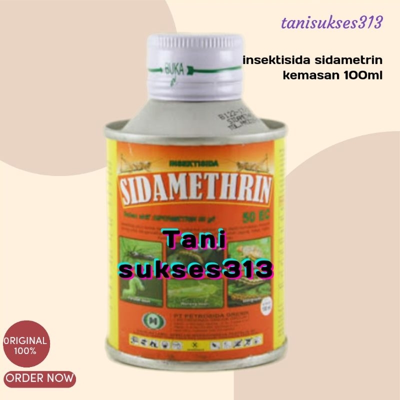 insektisida sidametrin  / racun belalang,walang sangit SIDAMETRIN 100ML