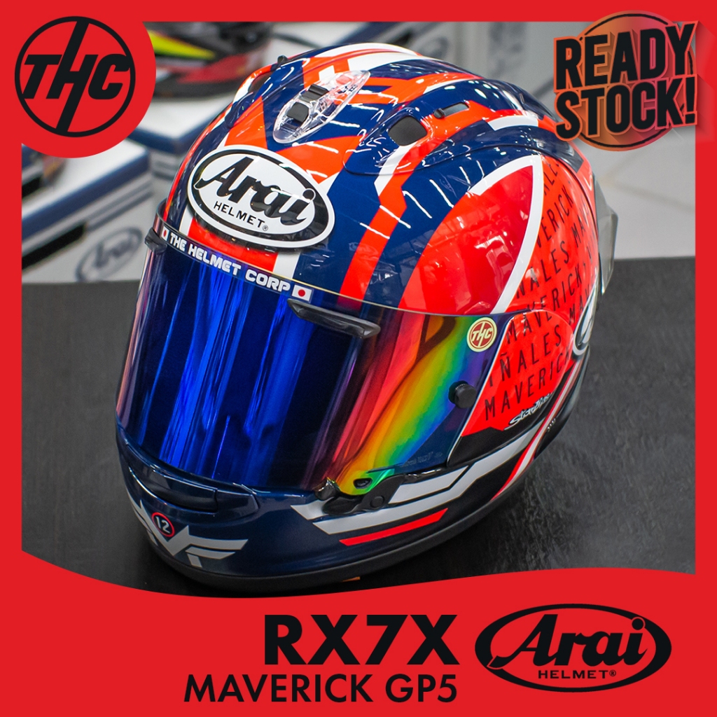 ARAI RX7X MAVERICK VINALES GP5 RX-7X FULL FACE HELM GP-5