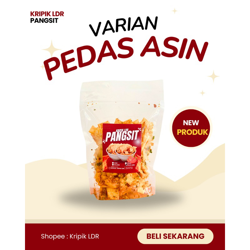 

(150g)KRIPSIT LDR PEDAS ASIN DAUN JERUK