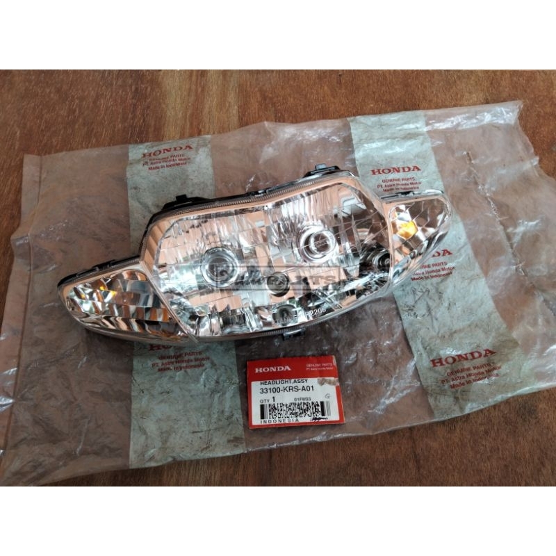 33100 KRS A00 headlight Assy reflektor lampu depan honda supra fit 100 lama old ori original ahm