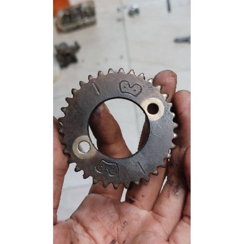 gigi sentrik atas tiger revo original copotan