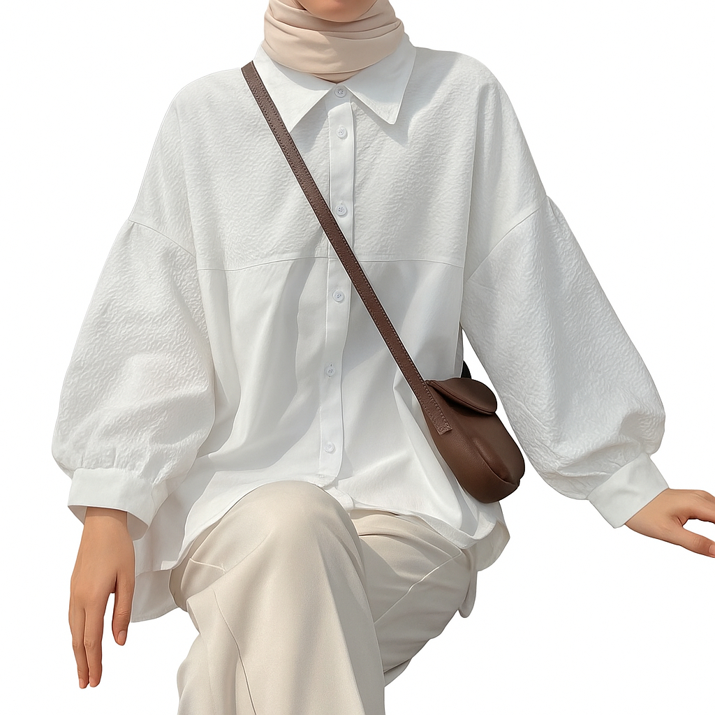 Fukutani Vintage Lace Shirt // Atasan Renda Wanita