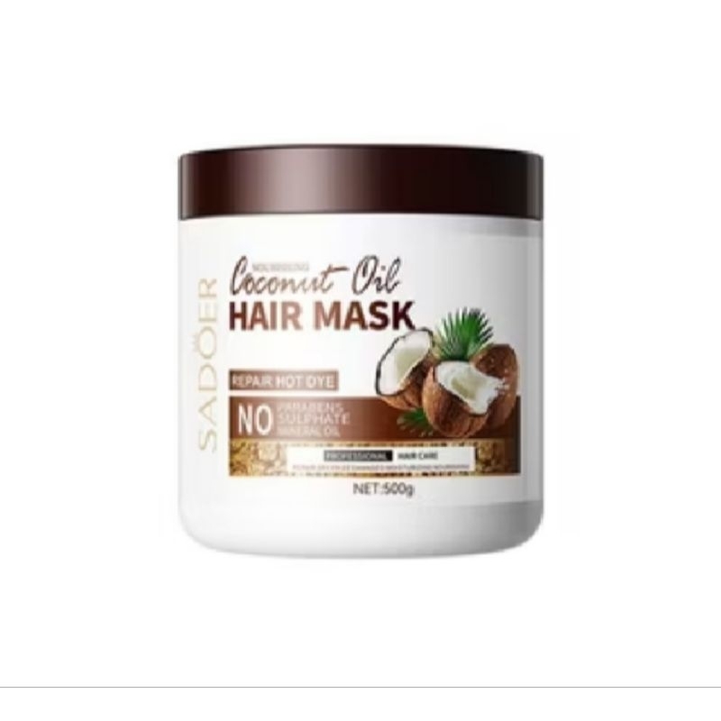 Masker rambut kering dan mengembang masker rambut rontok Masker rambut kelapa perawatan rambut