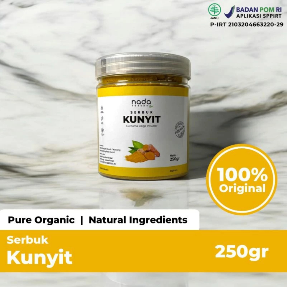 

KUNYIT / KONENG Serbuk Premium | Herbal Pencernaan, Maag & GERD | 100gr & 250gr