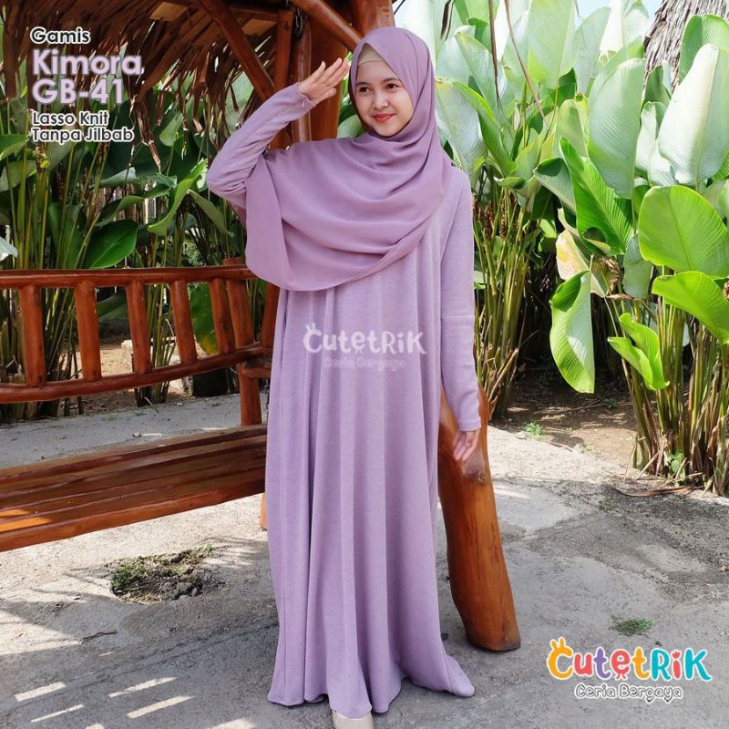PLAIN SERIES WARNA LILAC SIMPEL CASUAL KOREAN LOOK GAMIS ANAK WARNA LILAC DRESS ANAK TANGGUNG DAN RE