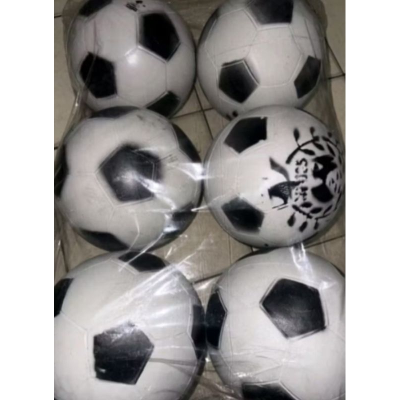 Bola Plastik Besar Hitam Putih Ukuran 20 cm / Mainan Anak / Mainan Olahraga / Mainan Kekinian