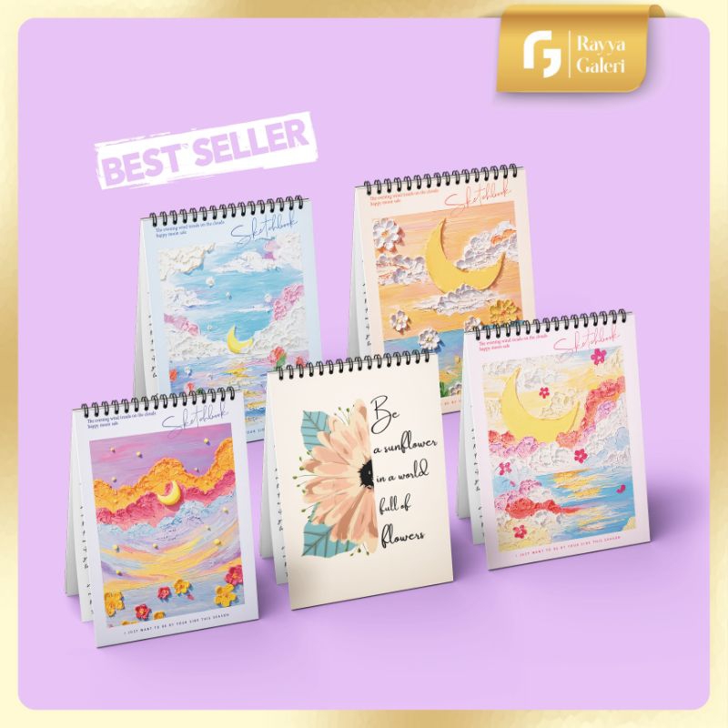 

Buku Sketchbook A6 Buku Gambar Vertikal Jilid Spiral Aesthetic Buku Sketsa 45 Lembar /90 Halaman