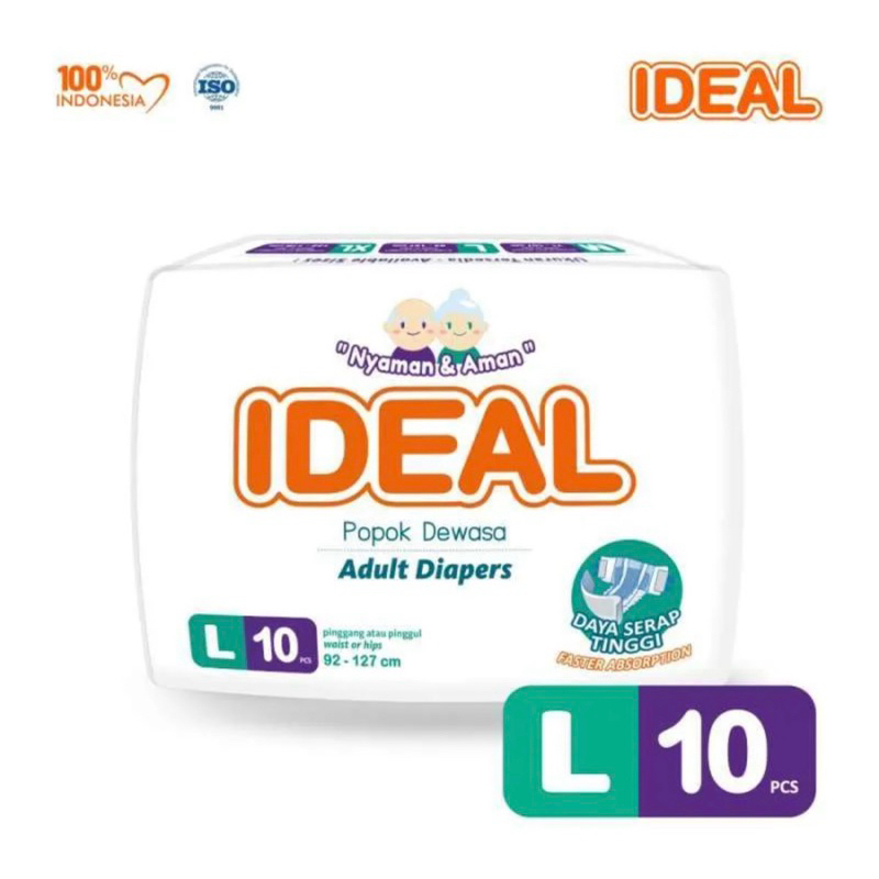 IDEAL POPOK DEWASA PEREKAT ISI 10|POPOK DEWASA MURAH