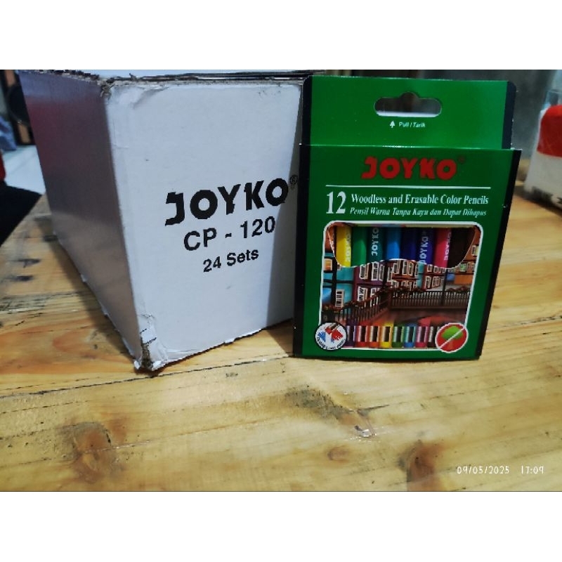 

pensil warna dapat di hapus joyko CP-120 12 warna