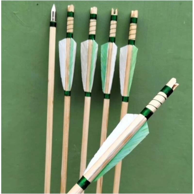 arrow spruce bulu entok busur panah