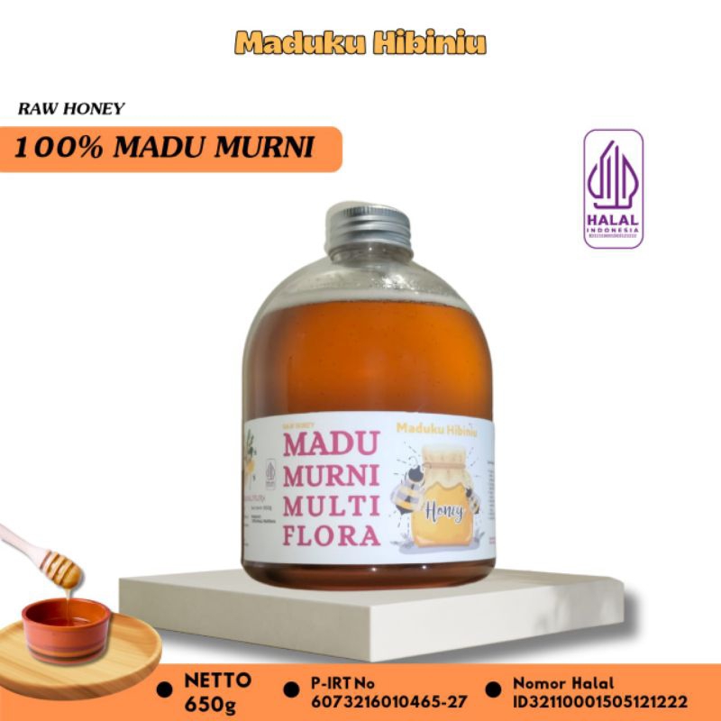 

Madu Murni Multiflora Harganya Murah Manfaatnya Mahal 650g Raw Honey Maduku Hibiniu