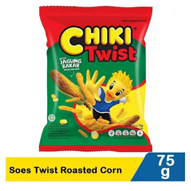 

Chiki Snack Twist Roasted Corn 75g
