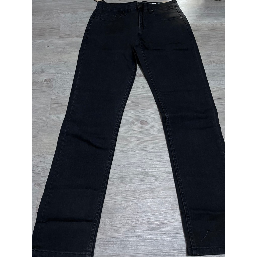 Celana Denim Ariel Noah Warna Hitam Polos Size 30 & 31