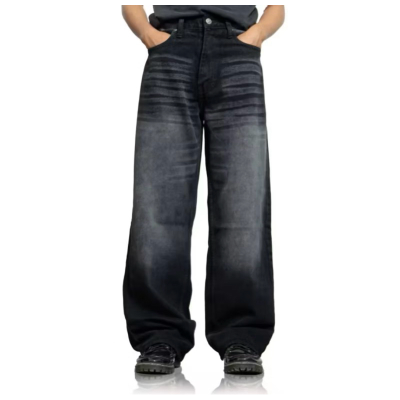 UNISEX - CELANA PANJANG PRIA WASHED LOOSE FIT PRIA CELANA PRIA JEANS GOMBRONG  SKENA OUTFIT - CASUAL