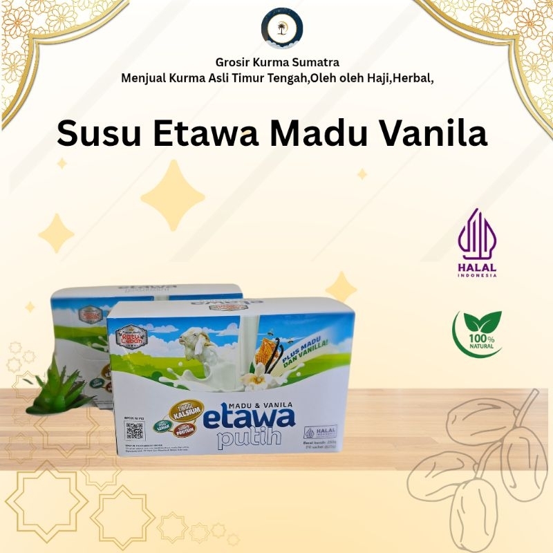 

Susu Etawa Madu Vanila Madu 25gr - Susu Kambing
