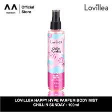 LOVILLEA Happy Hype Parfum Body Mist Rose Chillin Sunday 100ml