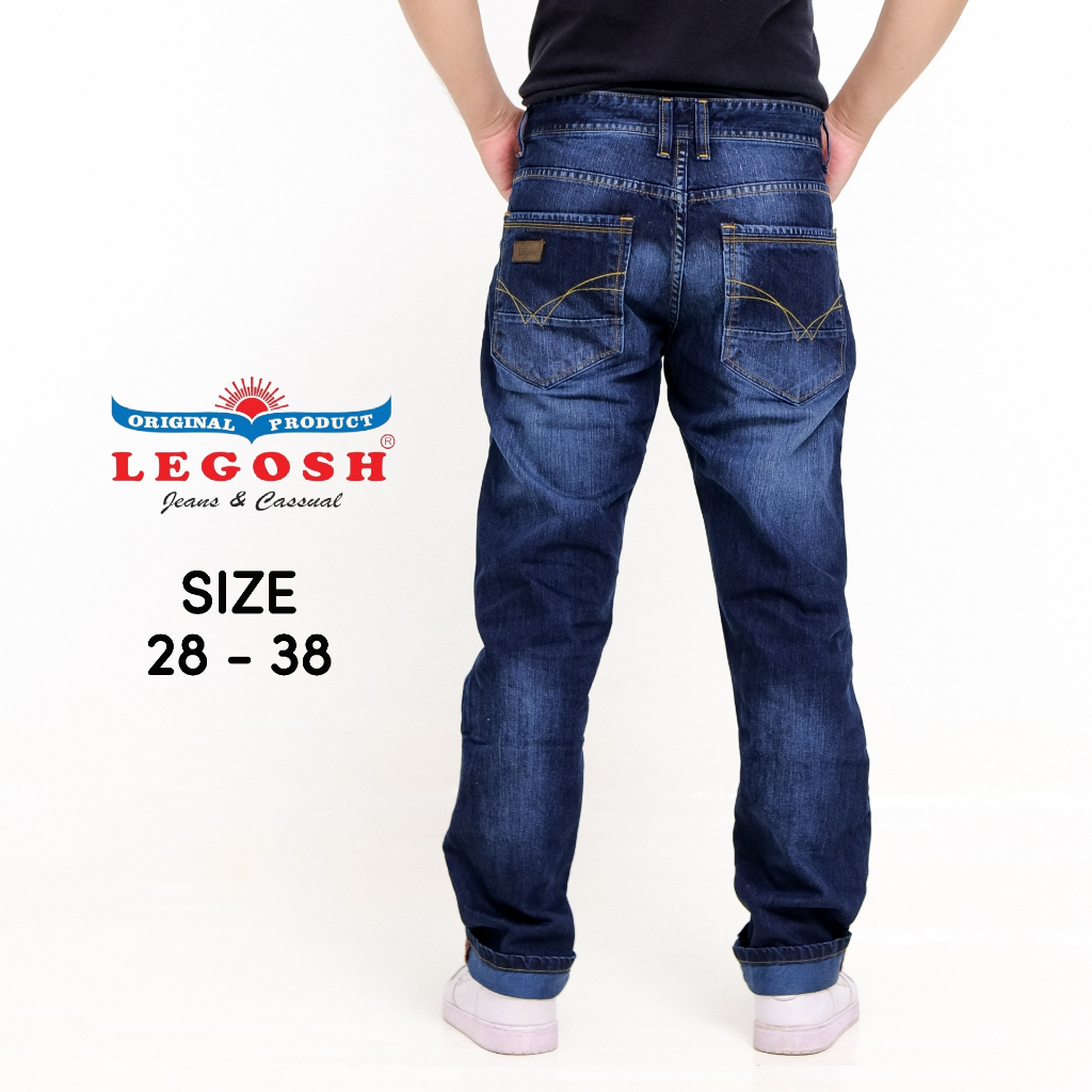 LEGOSH JEANS Celana Panjang Jeans Selvedge Bahan Corvus Original Legosh Jeans Slim Fit Bio Stone