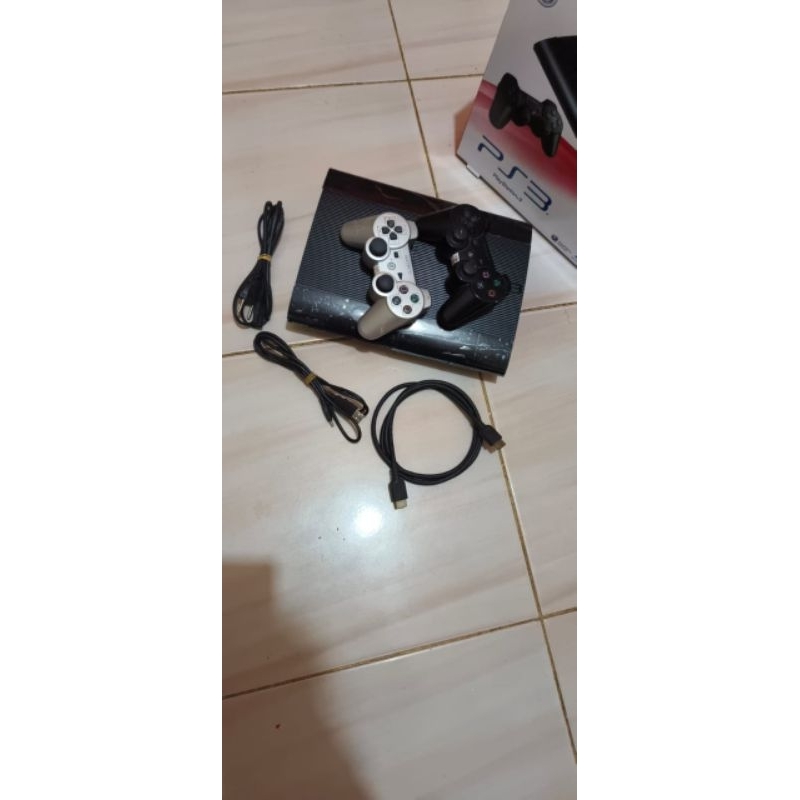 PS 3 SUPERSLIM SERI 42 HEN 500GB SIAP PAKAI - GRATIS GARANSI 1 TAHUN.