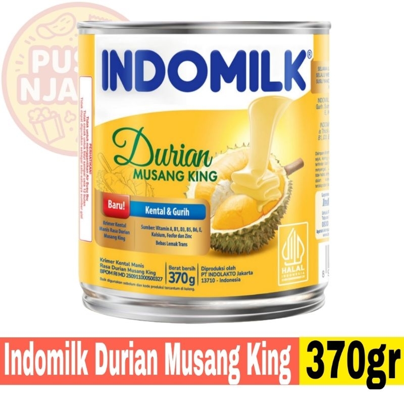 

Susu Kental Manis Indomilk Kaleng Rasa Durian Musang King 370gr