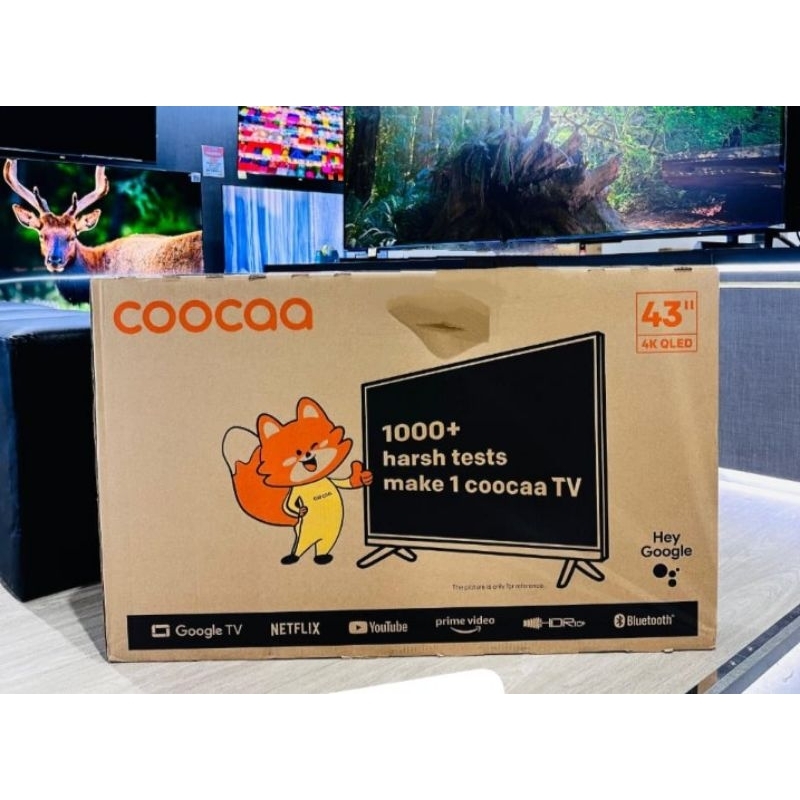 Coocaa 43 Inch QELED Google LED TV 4K UHD 43CUE8600