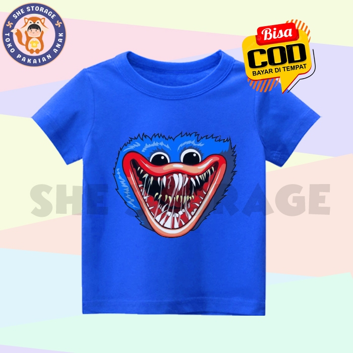 BAJU ANAK KAOS ANAK HUGGY WUGGY