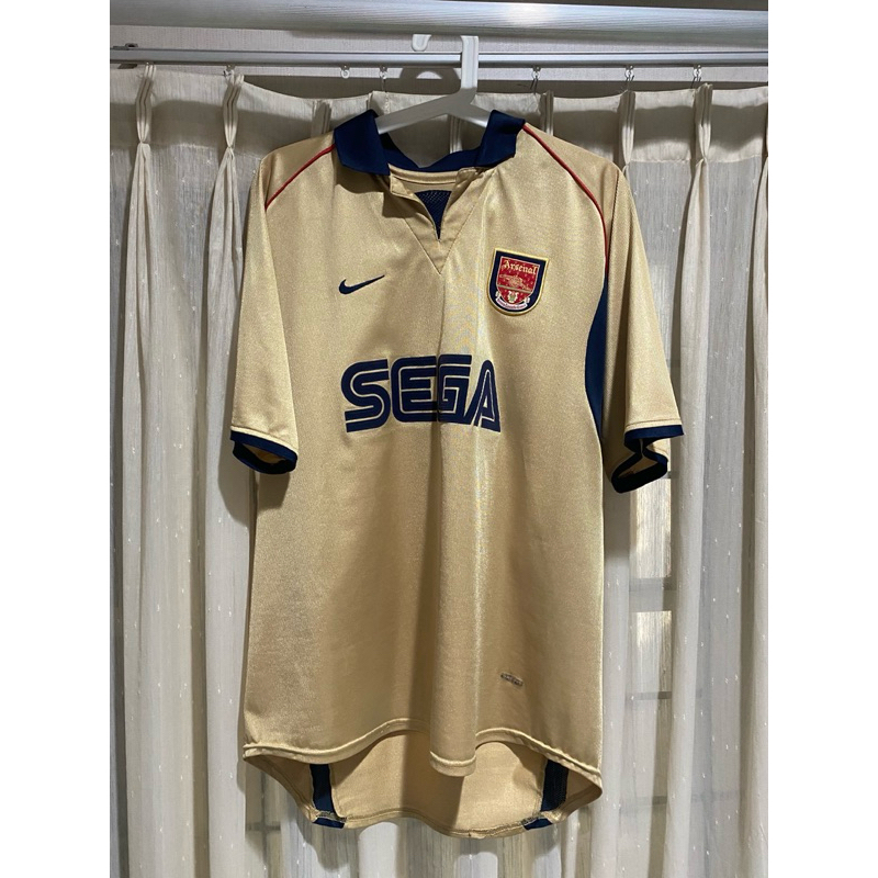 JERSEY ARSENAL 2001/2002 AWAY "SEGA" authentic 