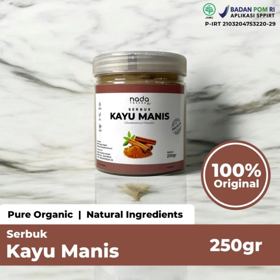 

KAYU MANIS Bubuk Premium | Kaya Antioksidan | Cinnamomum Powder | 50gr, 100gr & 250gr