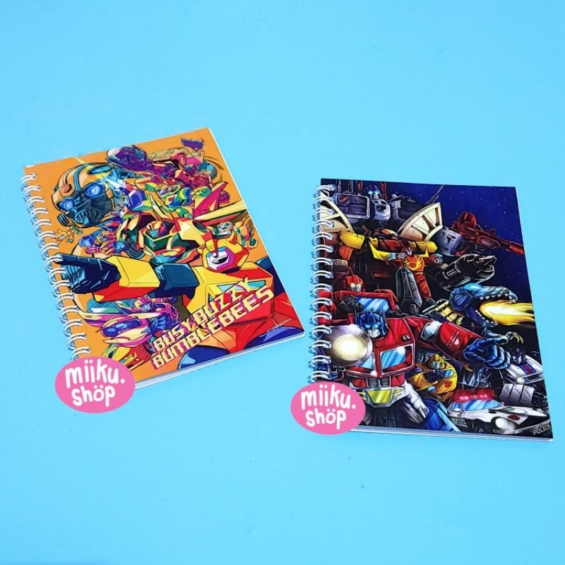 

NOTEBOOK RING / BUKU CATATAN SUPER KARAKTER TRANSFORMERS
