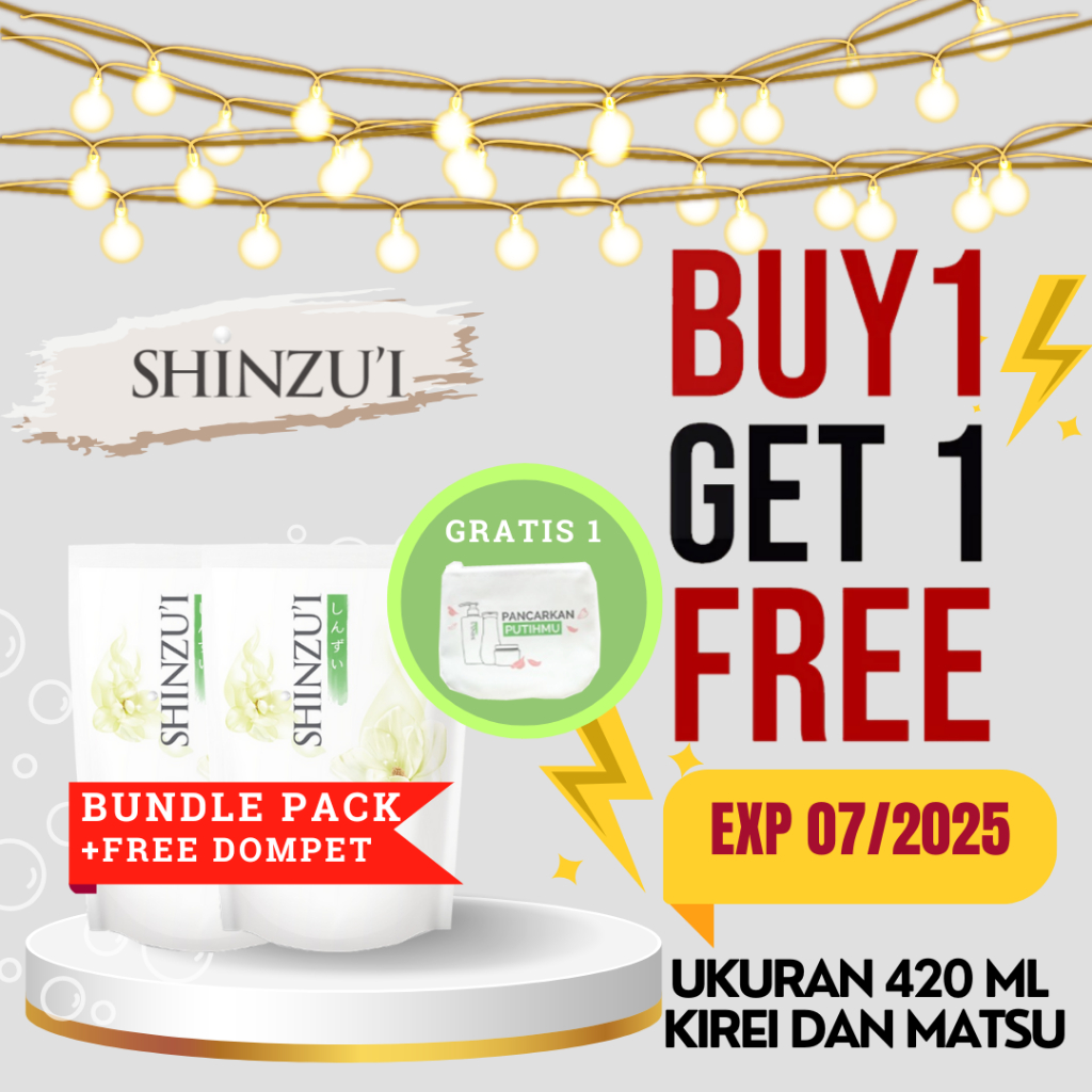 BELI 1 GRATIS 1 Shinzui - Body Cleanser 420 ml Refill | Sabun Cair