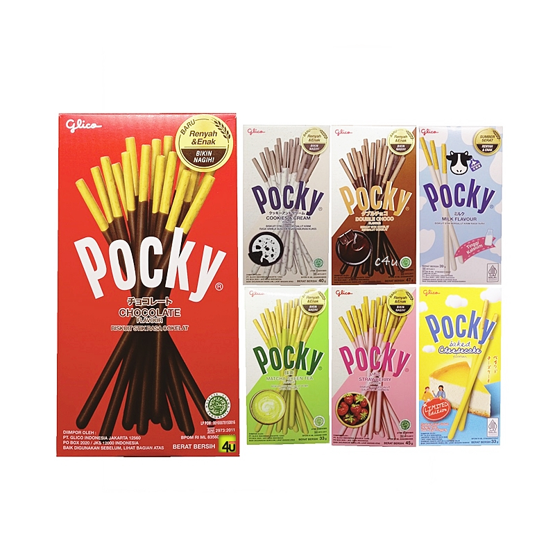 

Pocky - Biskuit Stik Salut Coklat