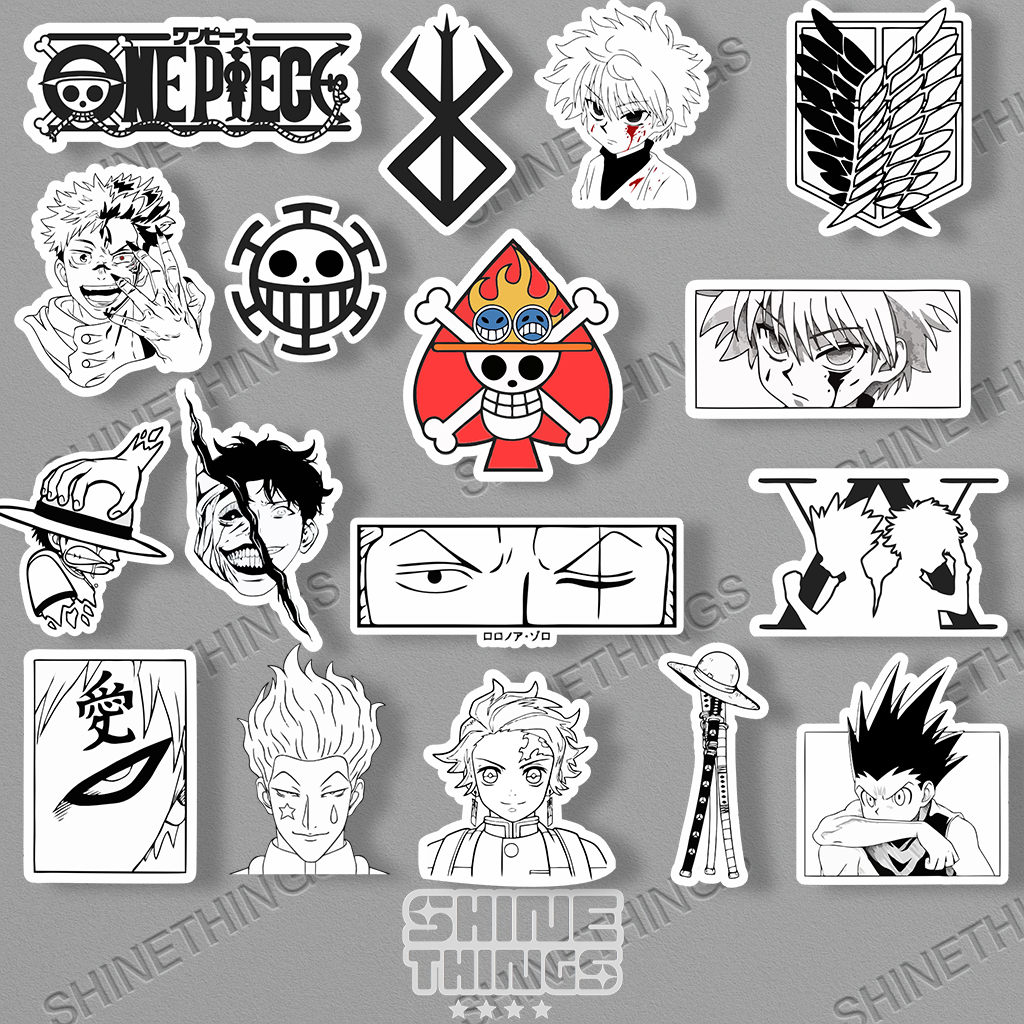 

sticker anime || stiker one piece naruto hunterxhunter solo leveling
