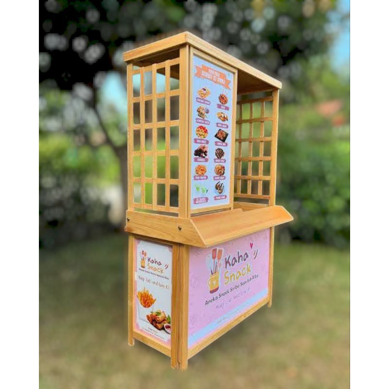 booth lipat/ booth bongkar pasang/ meja jualan/ meja dagang/ booth stand/ booth kayu