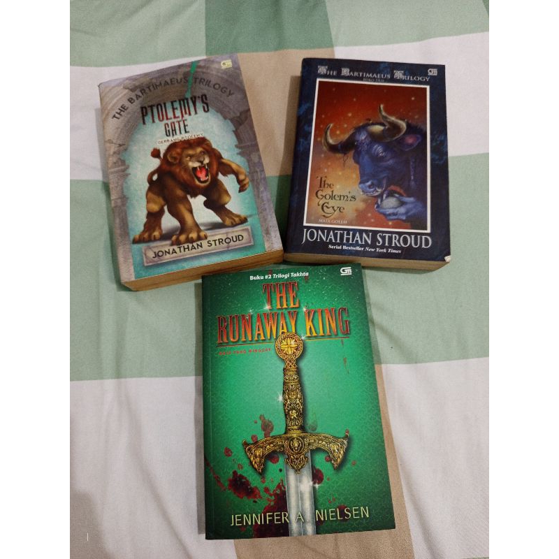 Preloved Novel Fantasi Terjemahan Jonathan Stroud (Baca Deskripsi)