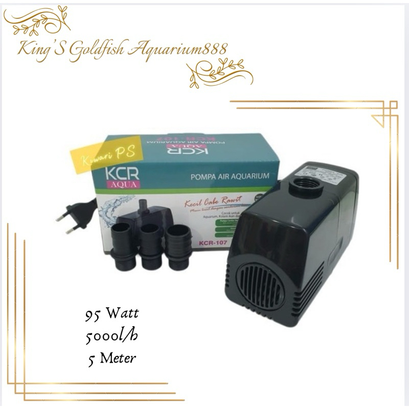 KCR Aqua 107 pompa hidroponik air pump aquarium