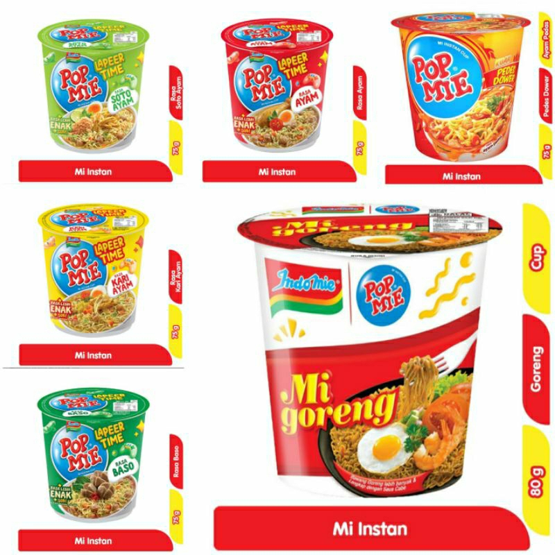 

Pop Mie Mi Instan Cup