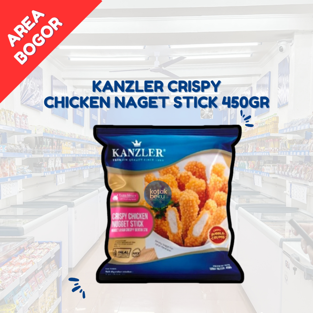 

KANZLER CRISPY CHICKEN NAGET STICK 450GR