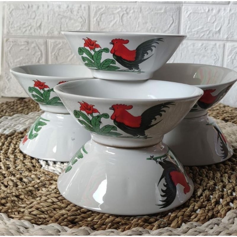 MANGKOK AYAM KRAMIK/LUSIN