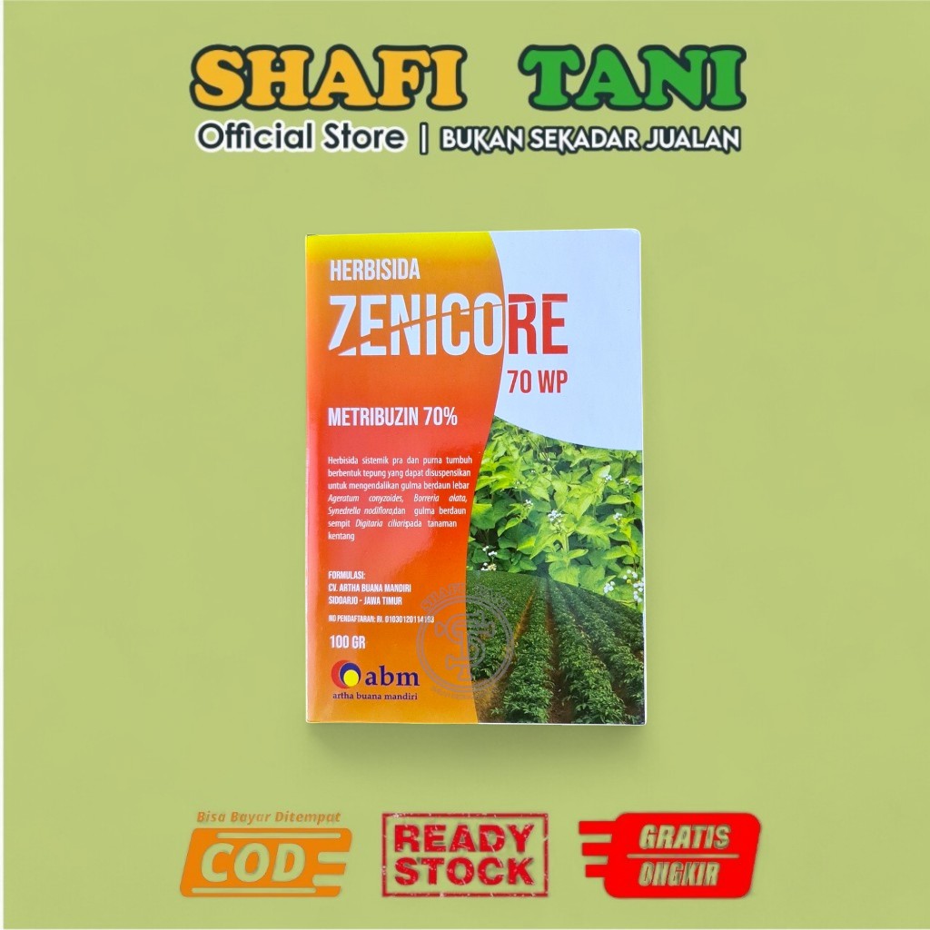 herbisida Zenicore 70 WP membantu menghambat pertumbuhan gulma pada tanaman.
