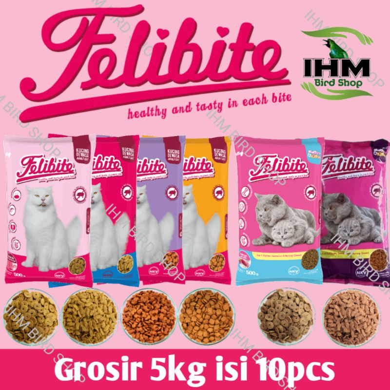 Livvicstore Ihm - Felibite 5 Kg Harga Felibite Fresh Pack 500Gr X 10Pcs Makanan Kucing Cat Food