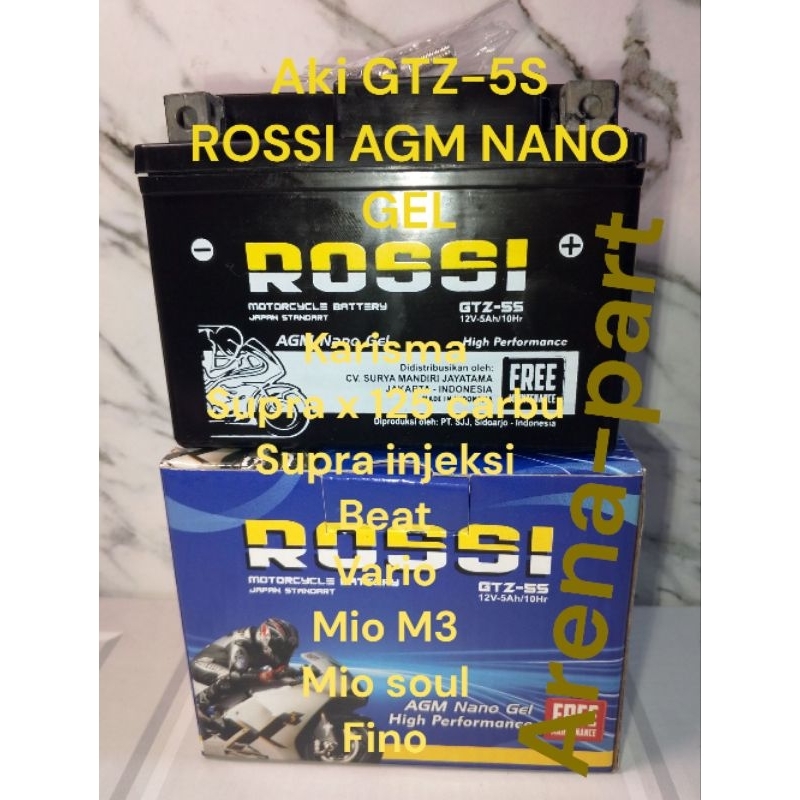 AKI ROSSI NANO GEL GTZ- 5S BEAT CARBU VARIO CARBU MIO SOUL MIO M3 MIO Z SUPRA X 125 SUPRA X INJEK