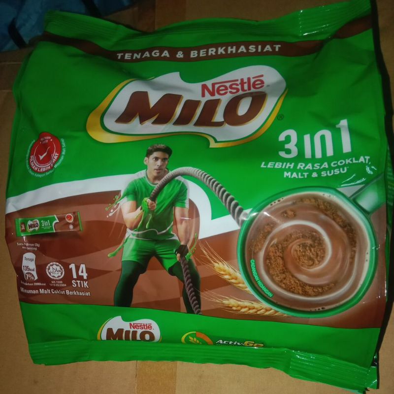 

Milo 3in1 Sashet isi 14 stik 1kotak