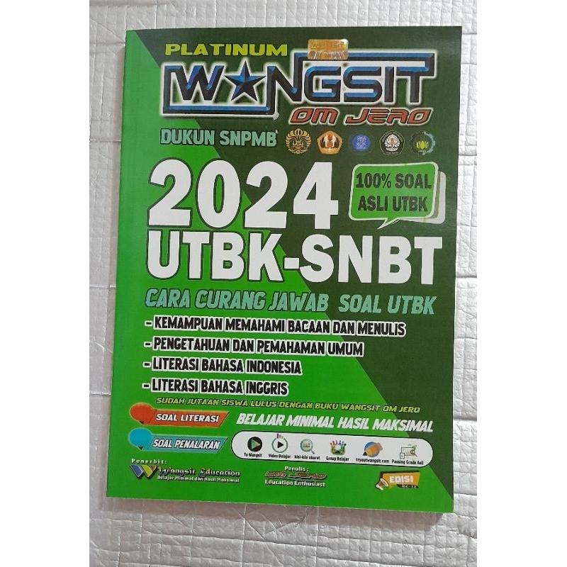 UTBK SNBT 2024 Wangsit Platinum Om Jero PBM,PPU,LITBING,LBI