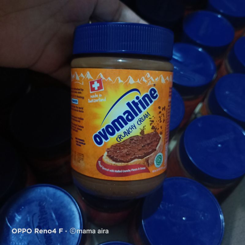 

Ovomaltine crunchy cream 380g/selai coklat dengan campuran crunchy