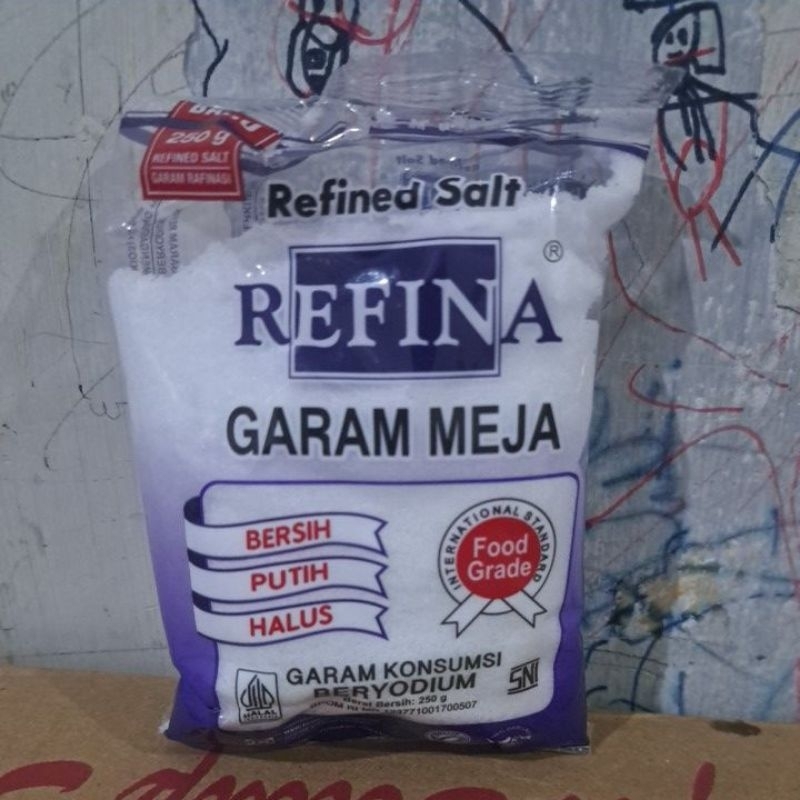 

refina garam meja 250gr original 100%